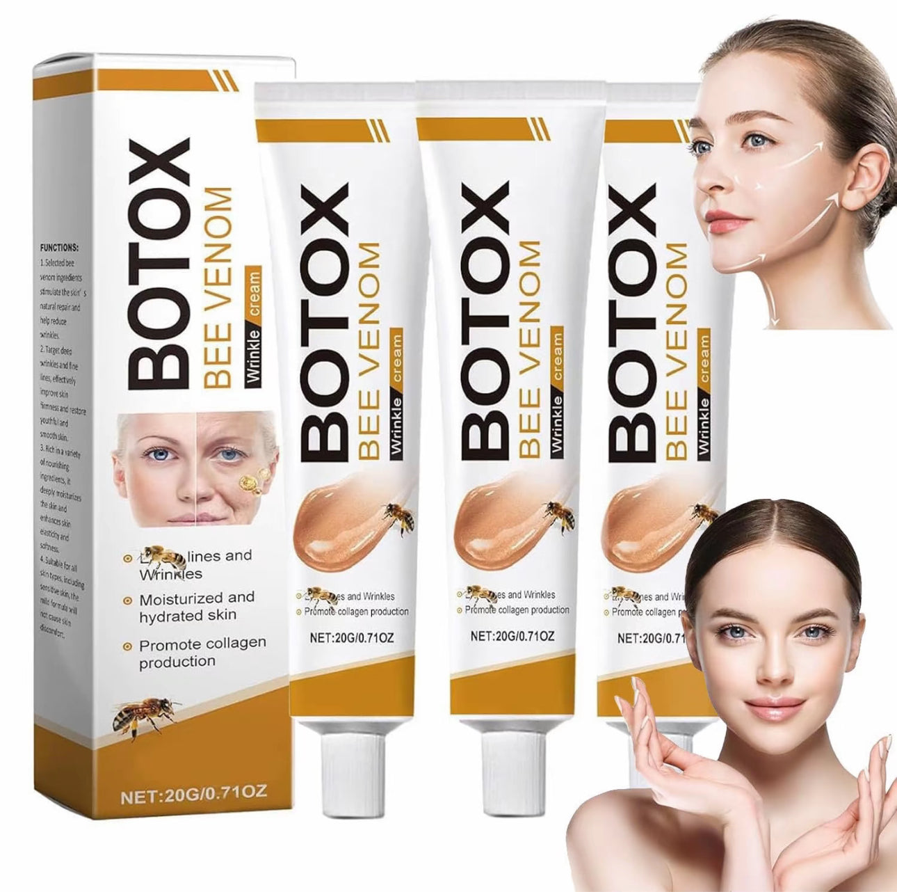 Botox Bee Venom Cream - 3 броя